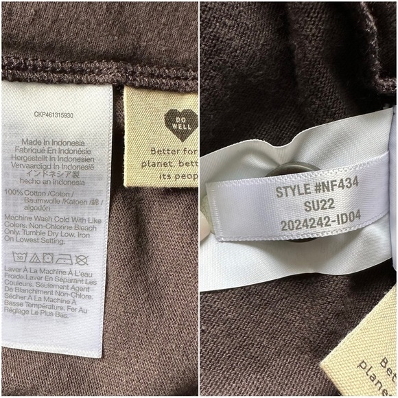 Madewell Cardigan Organic Cotton Crop Sweater Button Front Deep Coal Gray XXL - Picture 11 of 14